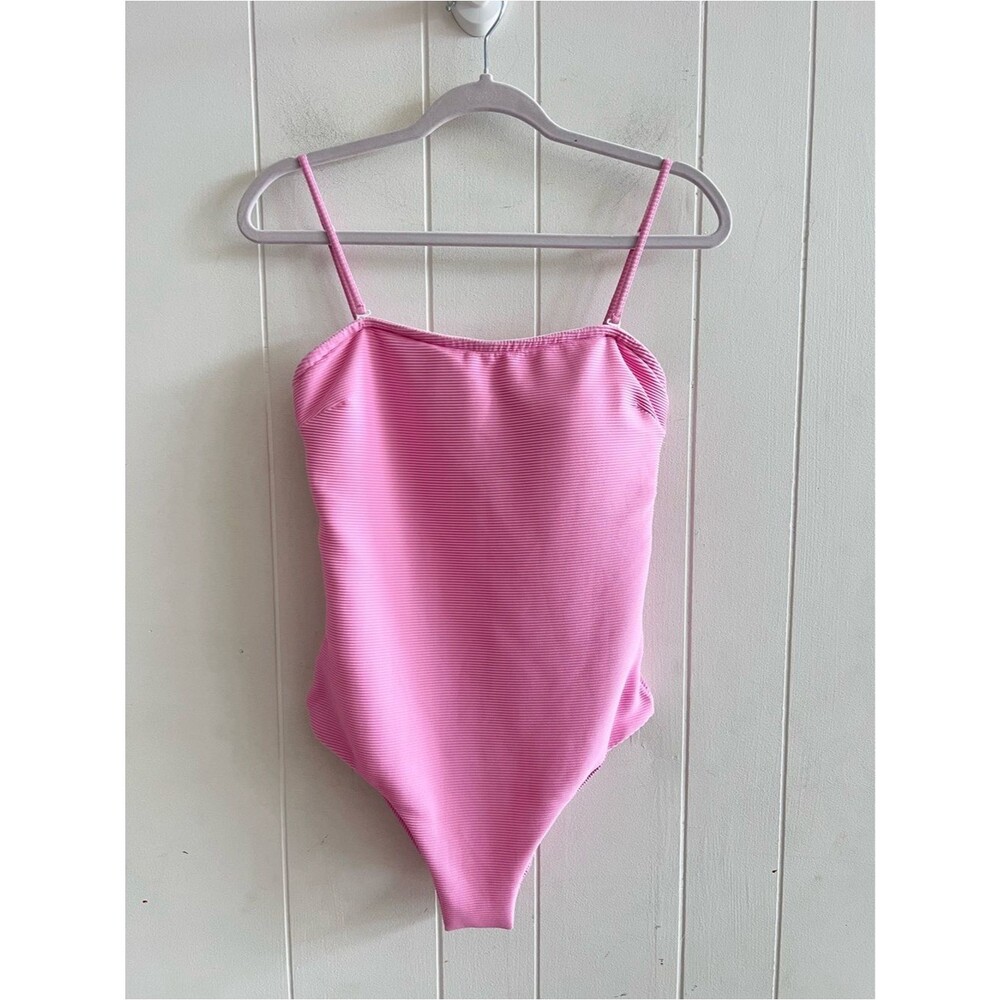 Onia Womens Estelle Ribbed Solid One Piece Swimsuit NWT